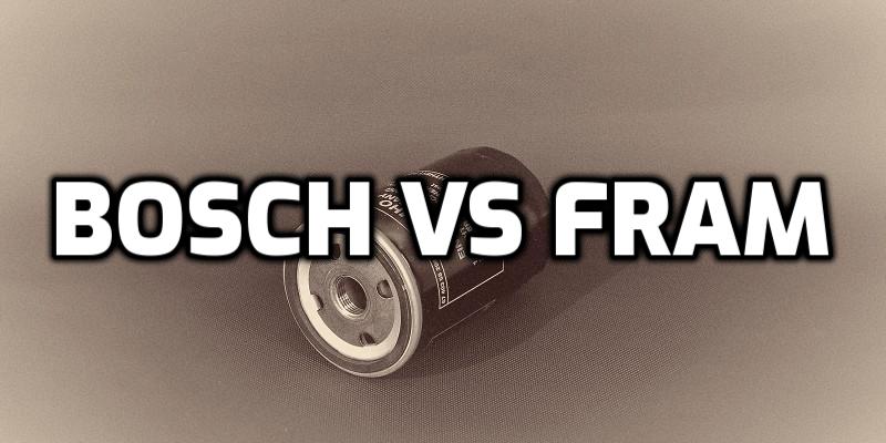 The Bosch vs Fram Oil Filter The Bosch vs Fram Oil Filter