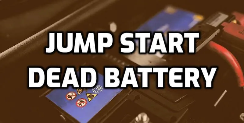 how to start dead car battery without jump