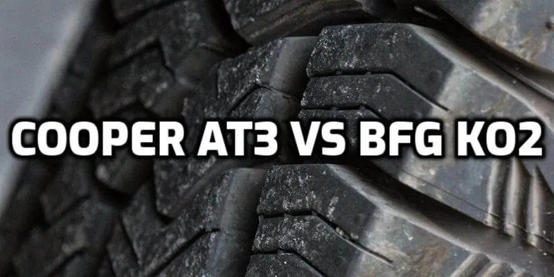 Cooper AT3 vs BFG K02 Cooper AT3 vs BFG K02